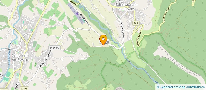 localisation de l'entreprise SCI FERLIN DLN  SAINT-JEAN-EN-ROYANS