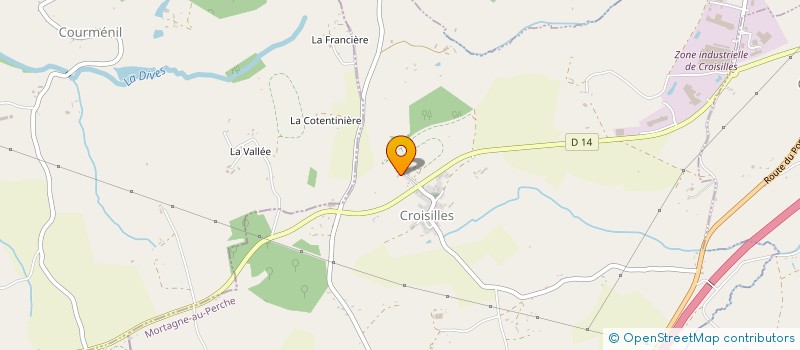 localisation de l'entreprise SCI FERLINA à CROISILLES