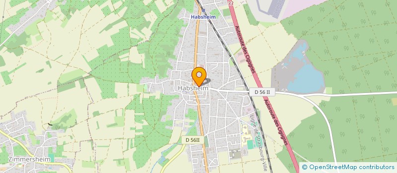 localisation de l'entreprise SCI FERLISE  HABSHEIM