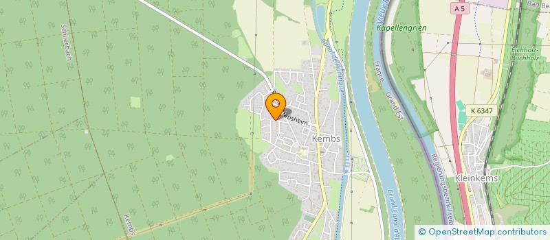 localisation de l'entreprise SCI FERLISI  KEMBS