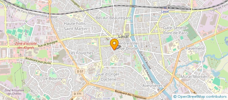 localisation de l'entreprise SCI FERLO à LAVAL