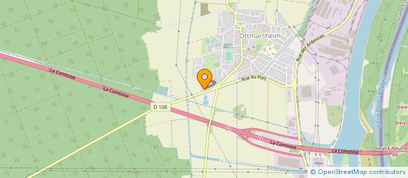 localisation de l'entreprise SCI FERLOT  OTTMARSHEIM