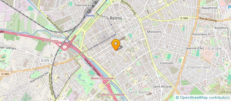 localisation de l'entreprise SCI FERMAT  REIMS