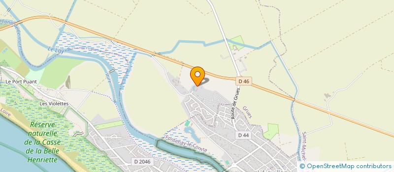 localisation de l'entreprise SCI FERME DE BEL AIR  GRUES