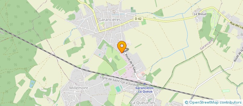 localisation de l'entreprise SCI FERME DE FRESNAY  GARANCIERES