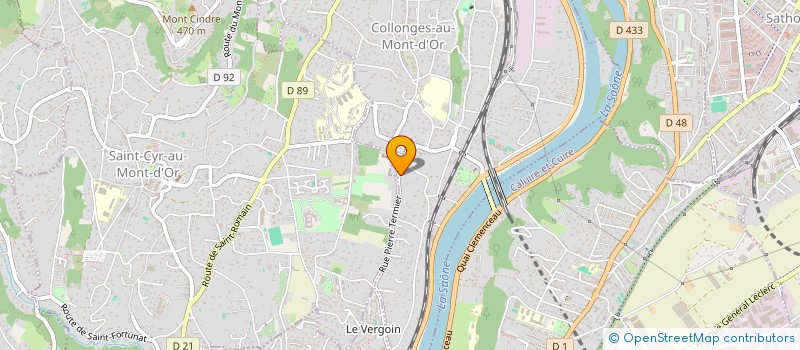 localisation de l'entreprise SCI FERME DE LA BESSEE  COLLONGES-AU-MONT-D'OR