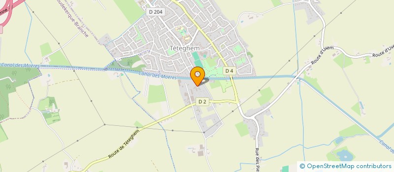 localisation de l'entreprise SCI FERME DE LA DISTILLERIE  TETEGHEM-COUDEKERQUE-VILLAGE