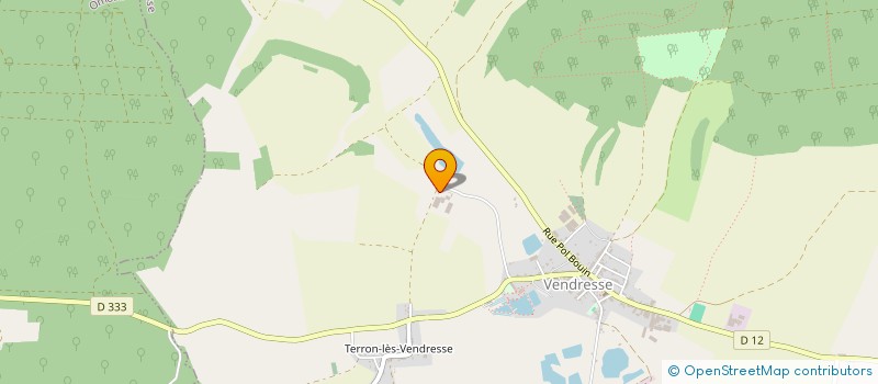 localisation de l'entreprise SCI FERME DE LA LOBBE  VENDRESSE