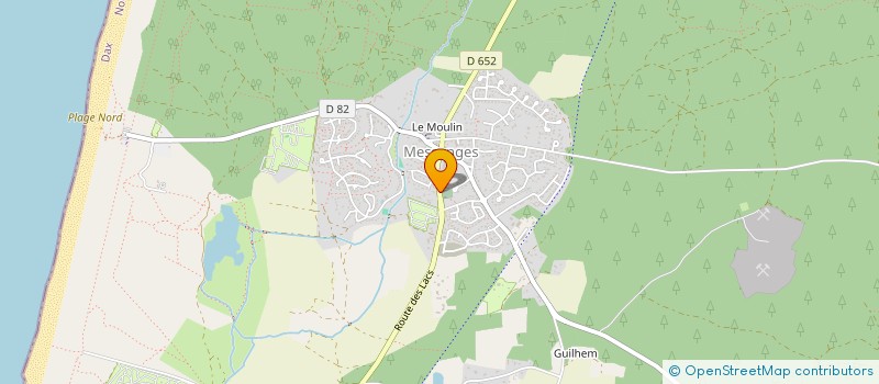 localisation de l'entreprise SCI FERME DE LA PRADE à MESSANGES