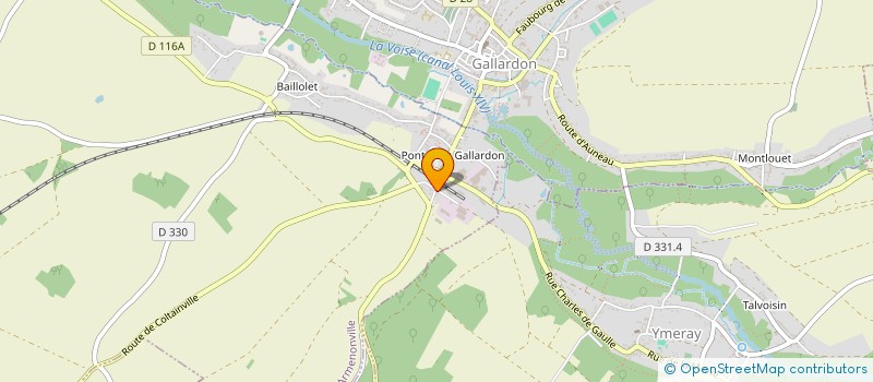 localisation de l'entreprise SCI FERME DE PONT à BAILLEAU-ARMENONVILLE