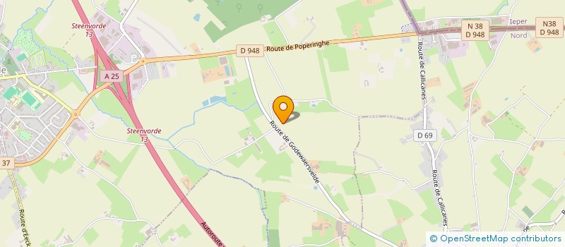 localisation de l'entreprise SCI FERME DU CHATEAU  EECKE