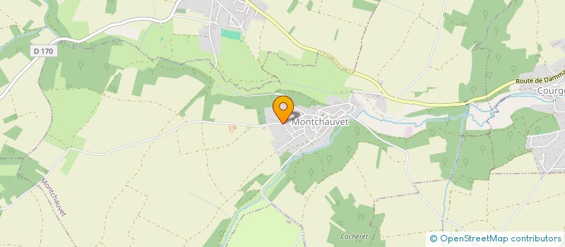 localisation de l'entreprise SCI FERME DU FRISON  MONTCHAUVET