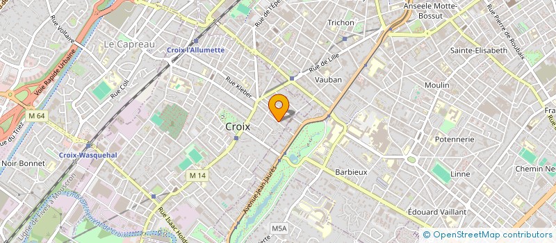 localisation de l'entreprise SCI FERME DU RENDY à CROIX