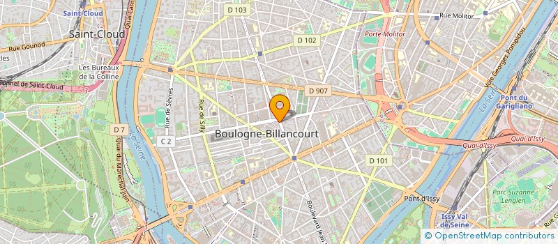 localisation de l'entreprise SCI FERME LE BUTIN à BOULOGNE-BILLANCOURT