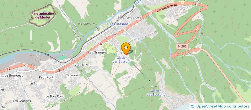 localisation de l'entreprise SCI FERME MAULEVER  CHAMONIX-MONT-BLANC