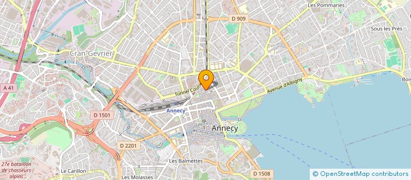 localisation de l'entreprise SCI FERMINIEL à ANNECY