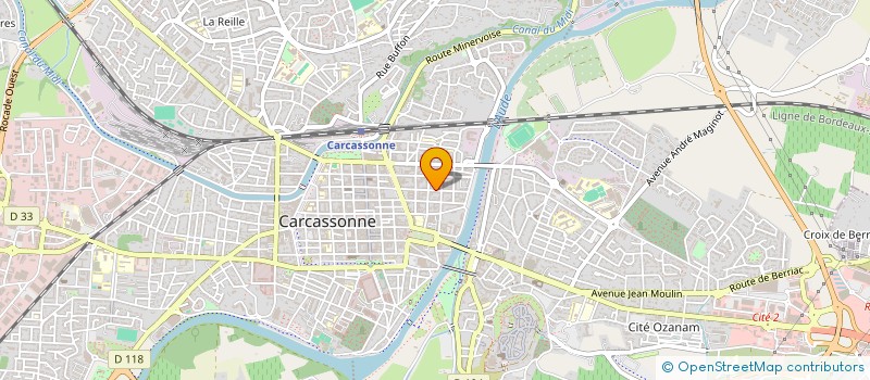 localisation de l'entreprise SCI FERMOND VUILLEMIN à CARCASSONNE