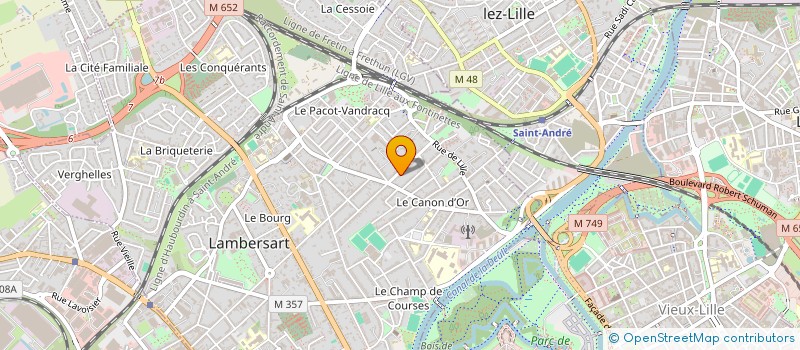 localisation de l'entreprise SCI FERMOTTE à LAMBERSART