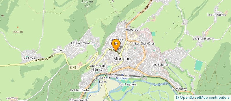 localisation de l'entreprise SCI FERN  MORTEAU