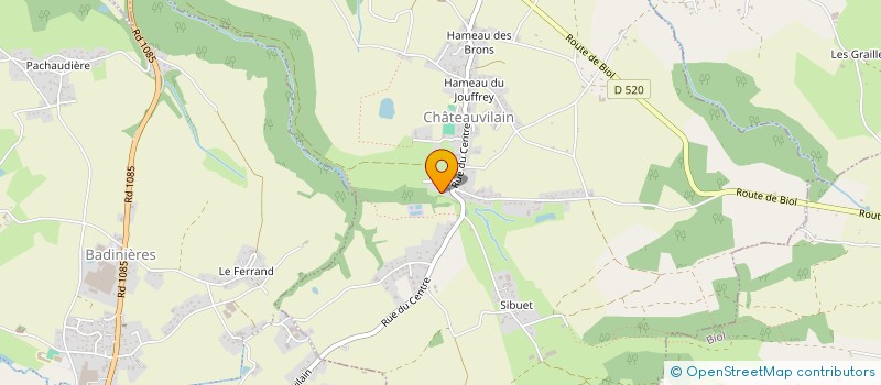 localisation de l'entreprise SCI FERNAMMI  CHATEAUVILAIN