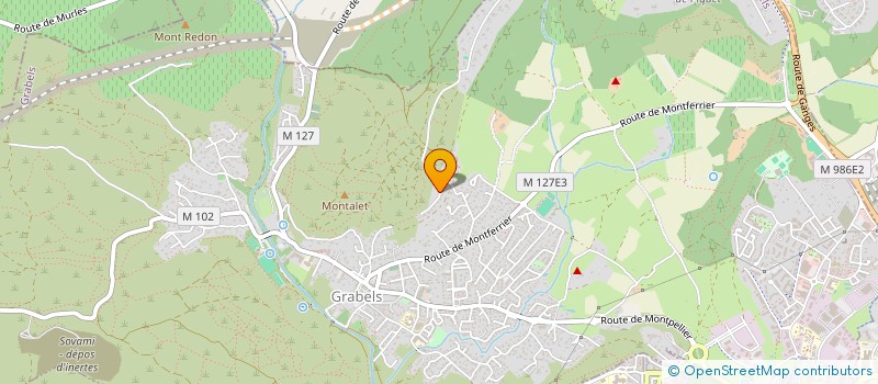 localisation de l'entreprise SCI FERNAN  GRABELS