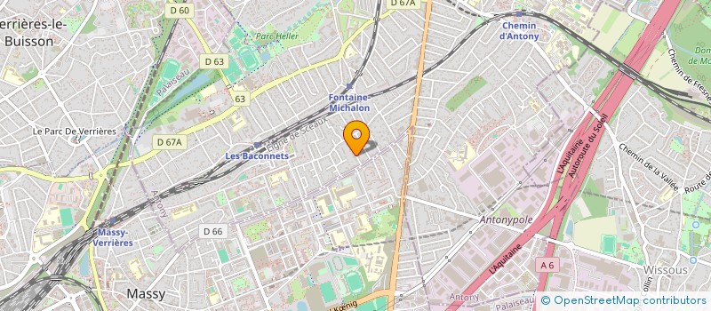 localisation de l'entreprise SCI FERNAND à ANTONY