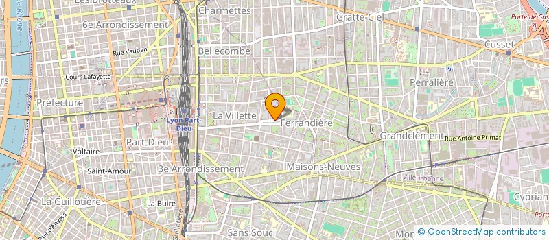 localisation de l'entreprise SCI FERNAND  LYON