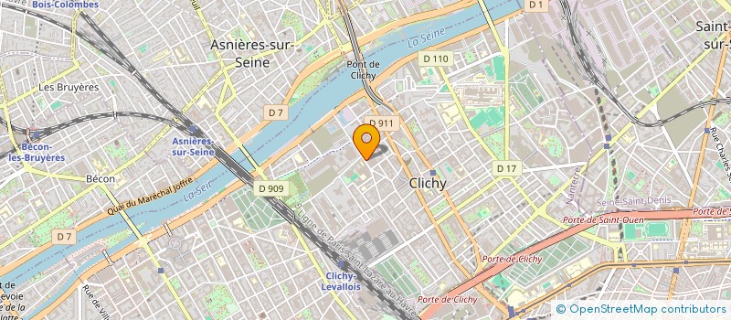 localisation de l'entreprise SCI FERNAND à CLICHY