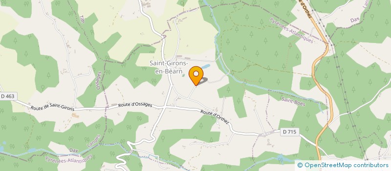 localisation de l'entreprise SCI FERNAND  ORTHEZ