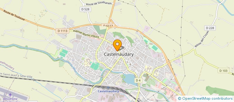 localisation de l'entreprise SCI FERNAND CANU  CASTELNAUDARY