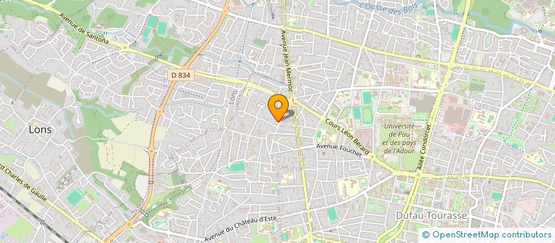 localisation de l'entreprise SCI FERNANDE  BILLERE