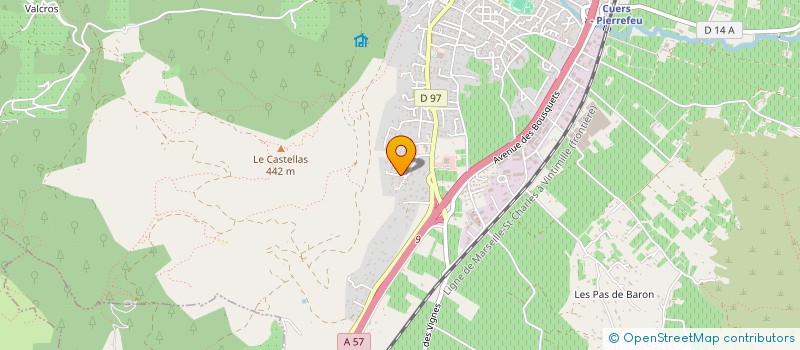 localisation de l'entreprise SCI FERNANDE à CUERS