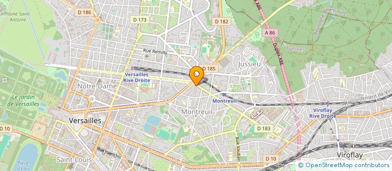 localisation de l'entreprise SCI FERNANDES à VERSAILLES