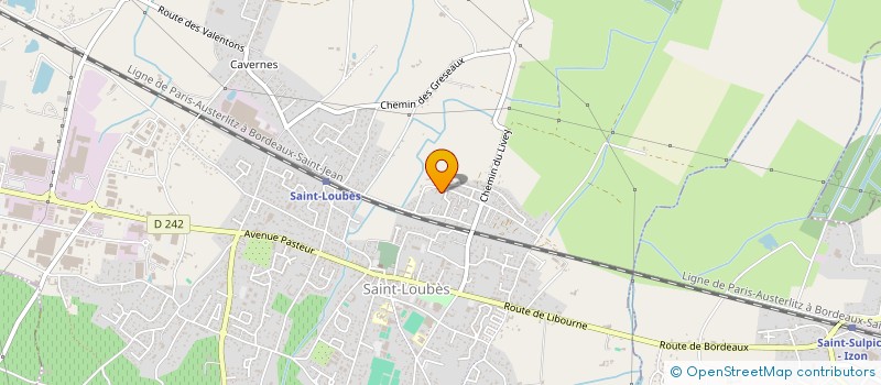 localisation de l'entreprise SCI FERNANDEZ 33  SAINT-LOUBES