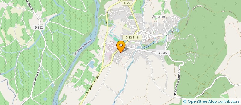 localisation de l'entreprise SCI FERNANDEZ  ANIANE