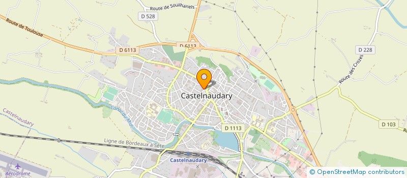 localisation de l'entreprise SCI FERNANDEZ CANUEL IMMOBILIER  CASTELNAUDARY