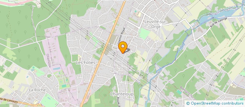 localisation de l'entreprise SCI FERNANDIMMO  LEUVILLE-SUR-ORGE