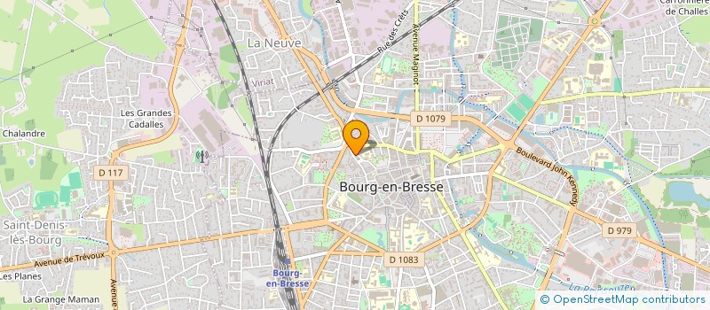 localisation de l'entreprise SCI FERNEY LA POTERIE à BOURG-EN-BRESSE