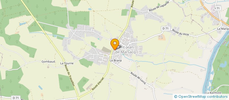 localisation de l'entreprise SCI FERNI  SAINT-JEAN-DE-MARSACQ