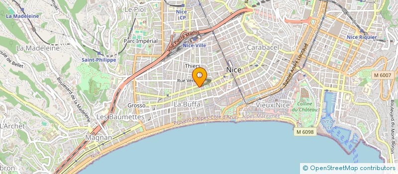 localisation de l'entreprise SCI FERON à NICE
