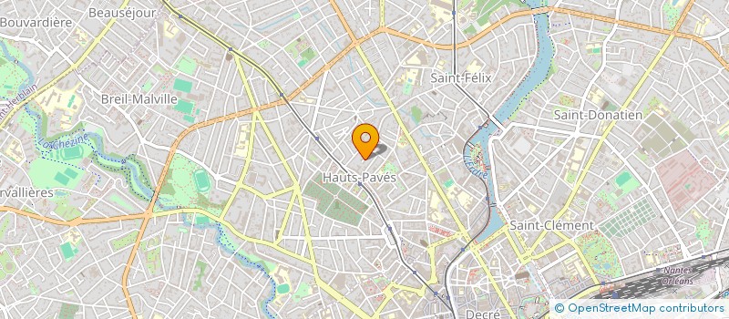 localisation de l'entreprise SCI FERON à NANTES
