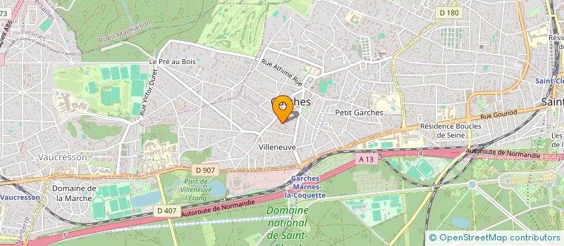 localisation de l'entreprise SCI FERON à GARCHES