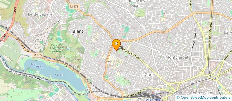 localisation de l'entreprise SCI FERRAFRI à DIJON