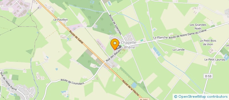 localisation de l'entreprise SCI FERRAND  LA CHAPELLE-D'ALIGNE