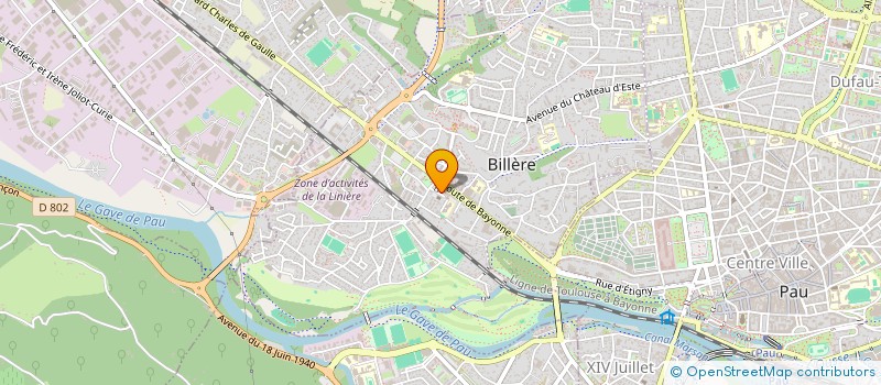 localisation de l'entreprise SCI FERRAND ET FILS  BILLERE