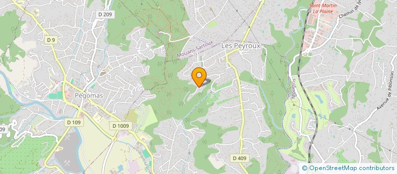localisation de l'entreprise SCI FERRANDE à LA ROQUETTE-SUR-SIAGNE