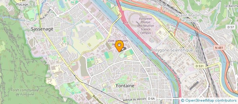 localisation de l'entreprise SCI FERRANTE  FONTAINE