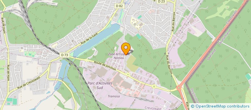 localisation de l'entreprise SCI FERRARA  CREUTZWALD