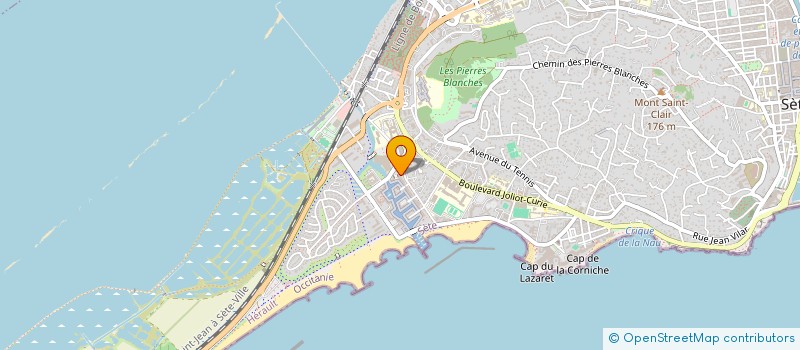 localisation de l'entreprise SCI FERRARO  SETE