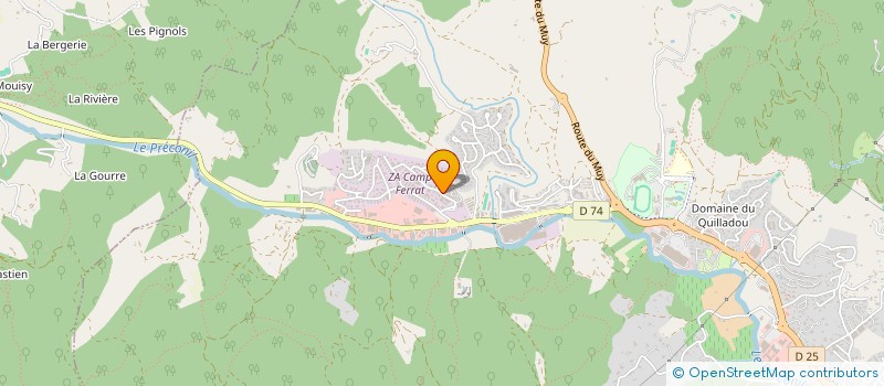 localisation de l'entreprise SCI FERRAS  SAINTE-MAXIME